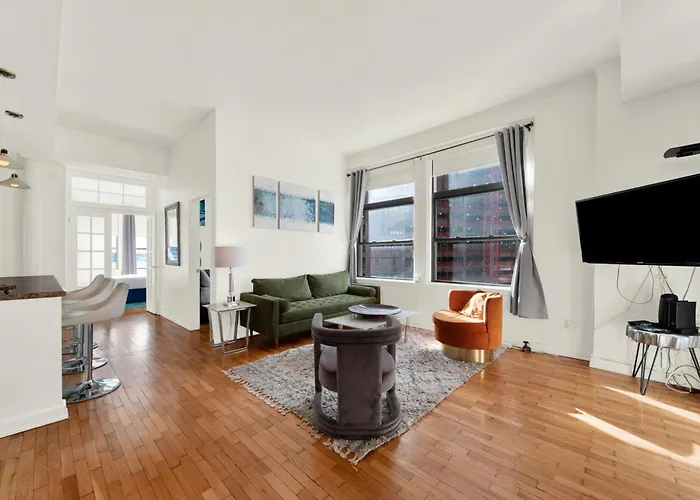 Four Bedroom Penthouse With Views Of Statue Of Liberty